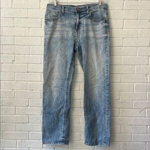 BKE Denim Tyler Style Straight Leg Men’s Blue 34R Embroidered Back Pockets